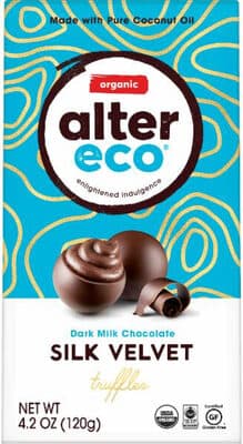 Silk Velvet Organic Dark Milk Chocolate Truffles
