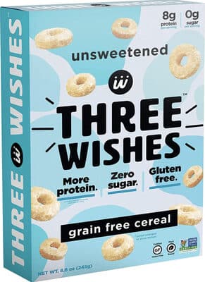 Three Wishes Unsweetened Grain Free Cereal