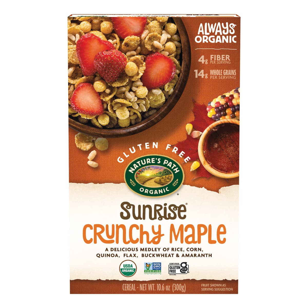 Nature's Path - Organic Cereal - Sunrise Crunchy Maple