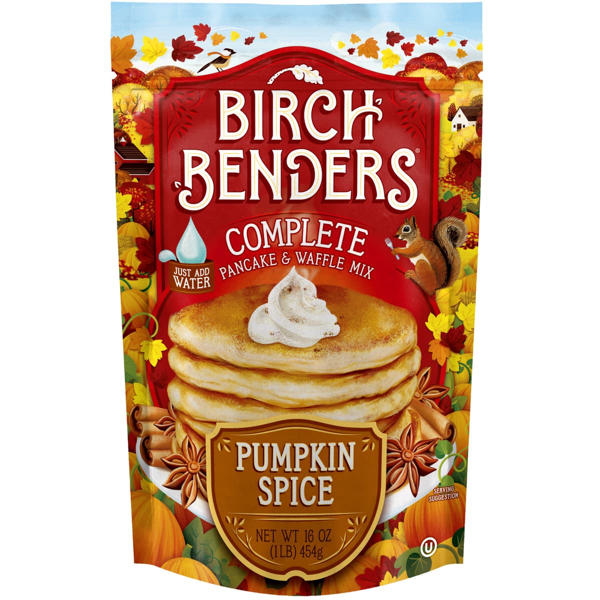 Birch Benders Griddle Cakes, Mix Pancake Pumpkin Spice