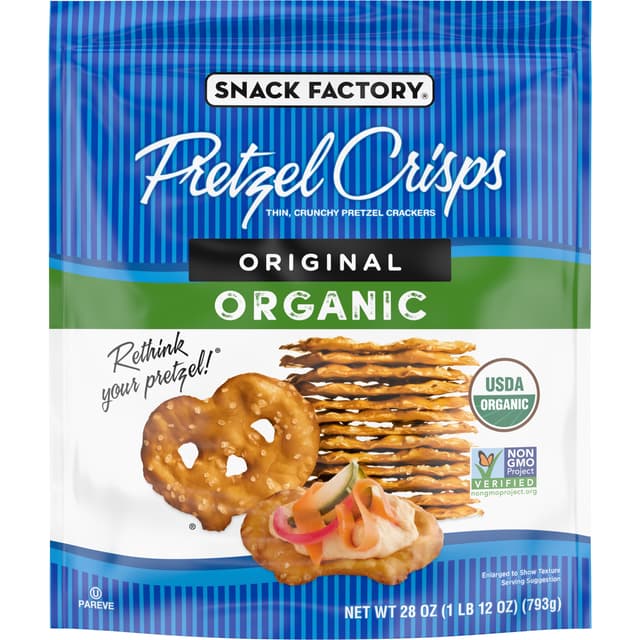 Organic Thin, Crunchy Pretzel Crackers